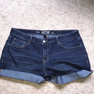 Dark Wash Jean Shorts